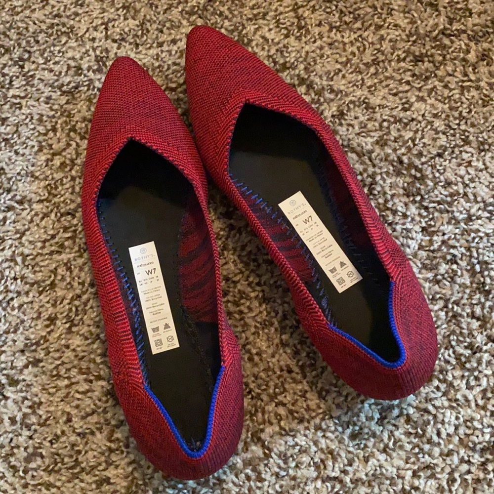 Rothy’s ballet flats with replaced insoles